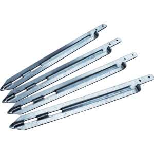 EXIT Ankerset, 4 Stück, für Spielgeräte und Spielhäuser zur sicheren Befestigung im Garten.