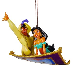Disney Weihnachtsanhänger 3D Aladdin & Jasmine 8 cm