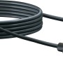 Schwaiger USB-C auf USB-A Kabel, 2m, schwarz, zum Laden und Synchronisieren von Geräten.