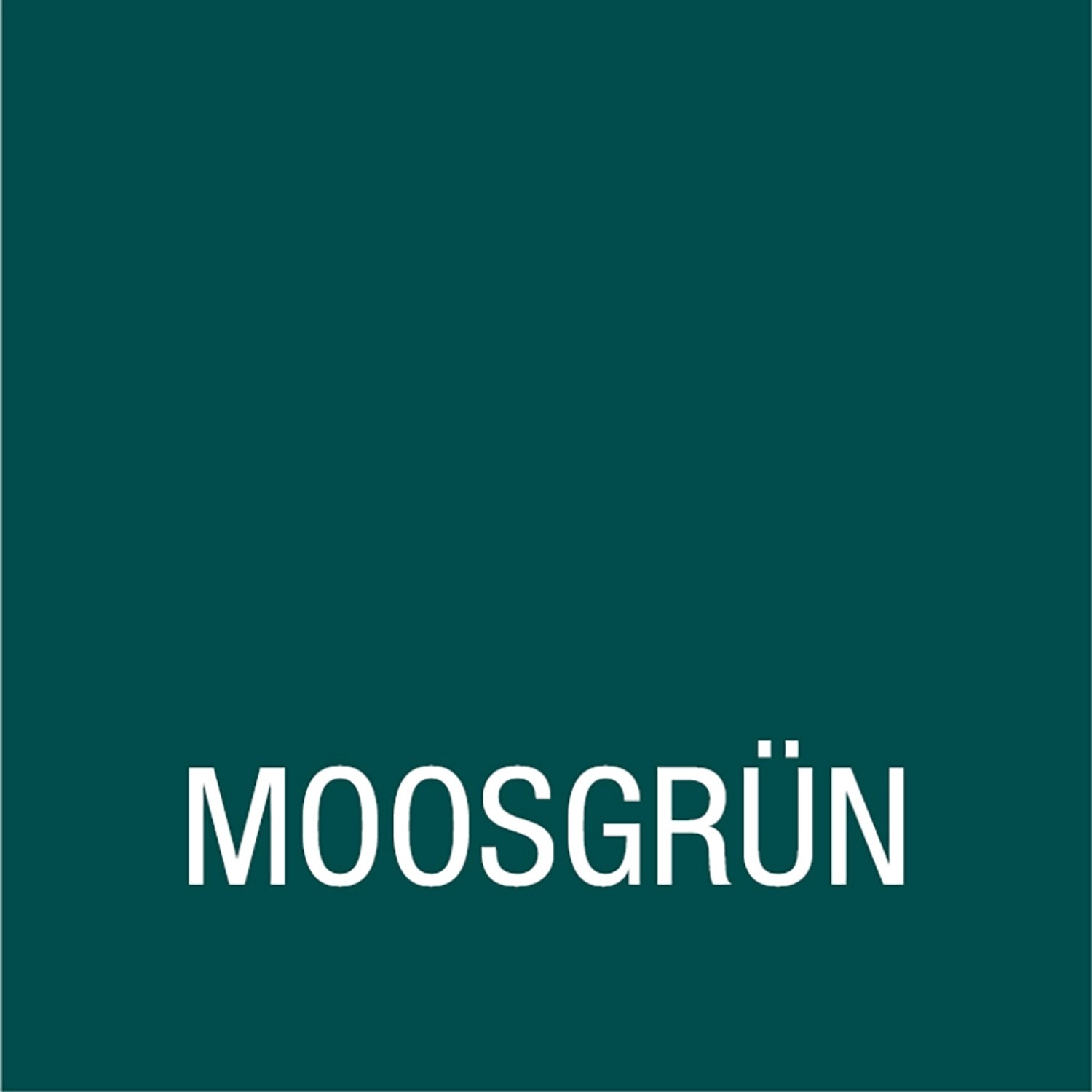 Farbfeld der Bondex Dauerschutz-Farbe in Moosgrün, seidenglänzend.