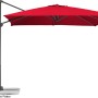 Roter Schneider Ampelschirm (340x270 cm) mit Dreh- und Neigungsfunktion für Garten oder Terrasse.