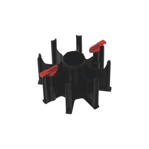 LUX Korbspulenadapter für Schweißgeräte, bis 15 kg Spulen mit 2 Schließhebeln.