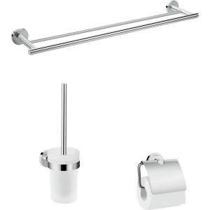 Hansgrohe Bad-Accessoires Set Logis Universal 3-teilig Chrom