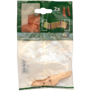 FN Neuhofer Endkappen Ahorn, 2er-Pack für Sockelleisten FU018, Kunststoff.