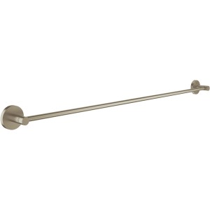 Grohe Essentials Badetuchhalter, 800 mm, Nickel gebürstet, zur Wandmontage im Badezimmer.