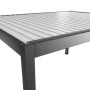 Biohort Pergola 4,5x3,5m in Quarzweiß, Detailansicht der Lamellen und Rahmenkonstruktion.