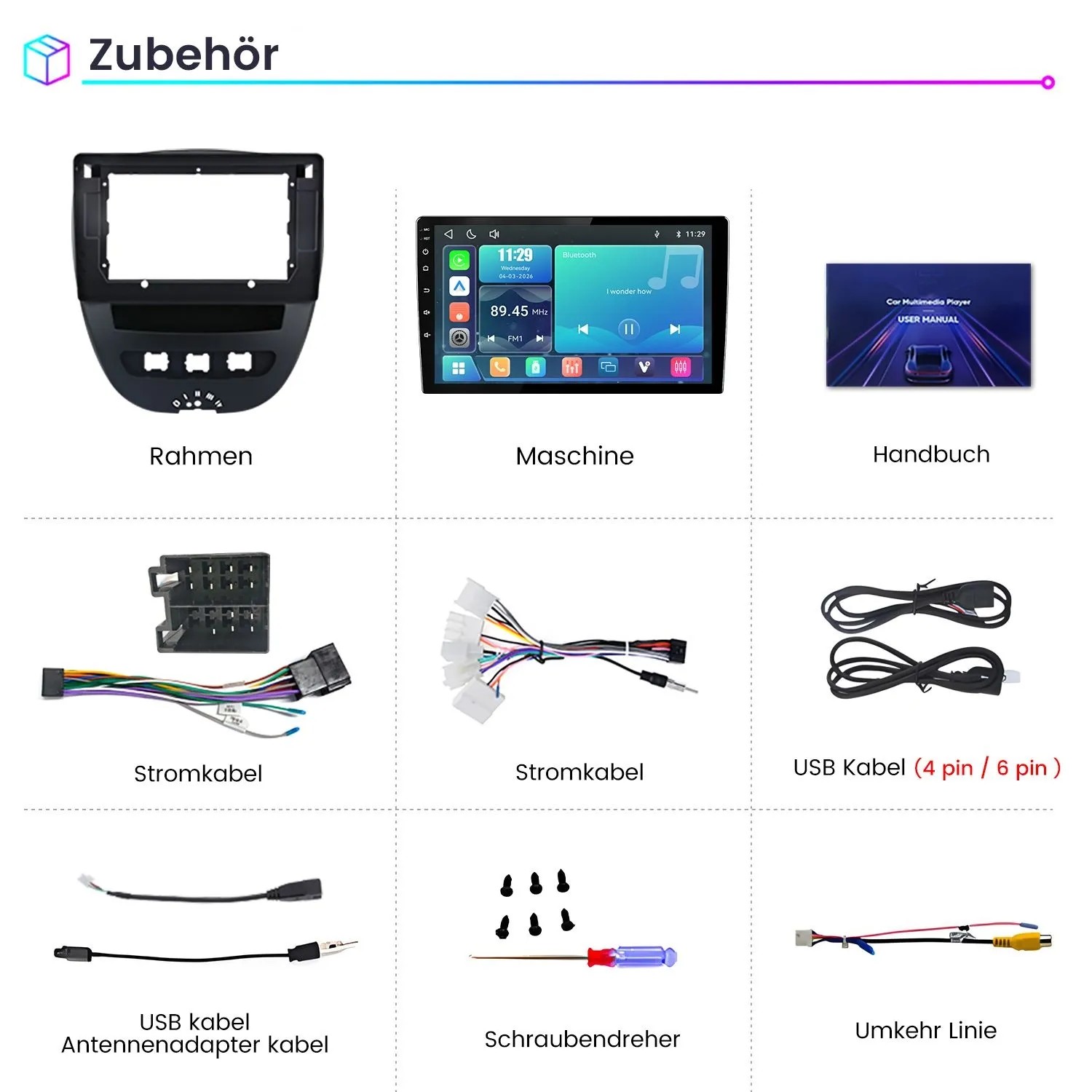 Junsun Autoradio Für Peugeot 107 2005-2014 Citroen C1 2005-2014 Linux_10