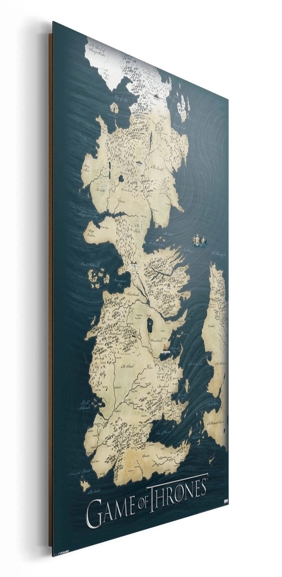 Wandbild Game of Thrones Landkarte 60 cm x 90 cm kaufen bei OBI