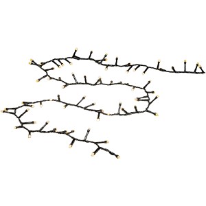 Konstsmide Micro LED Lichterkette mit 1000 gefrosteten, warmweißen Dioden für den Außenbereich.