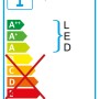 Energielabel der Steinel LED-Außenwand-Hausnummernleuchte L 1 N mit Energieeffizienzklasse A.