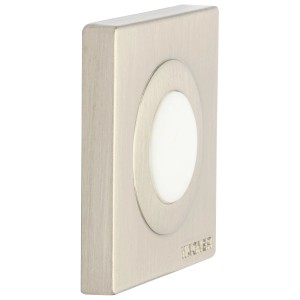 Wagner Wandtürstopper EH5156 in Edelstahl-Optik, quadratisch, mit Soft-Anschlag.