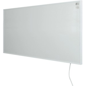 Weißes e2 Elektro IR-Heizpaneel Infrae² Frame L, 114,5 cm, für angenehme Wärme.