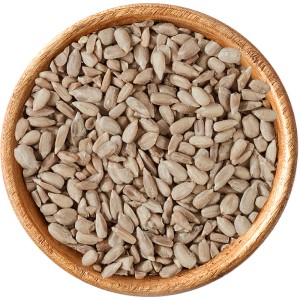 Elles Sonnenblumenkerne, geschält, 2,5kg im Holzschälchen, Wildvogelfutter.