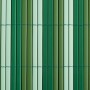 Floraworld Sichtschutzmatte, 180x300cm, Grün-Mix aus Kunststoffröhrchen mit Perlonschnur verbunden.
