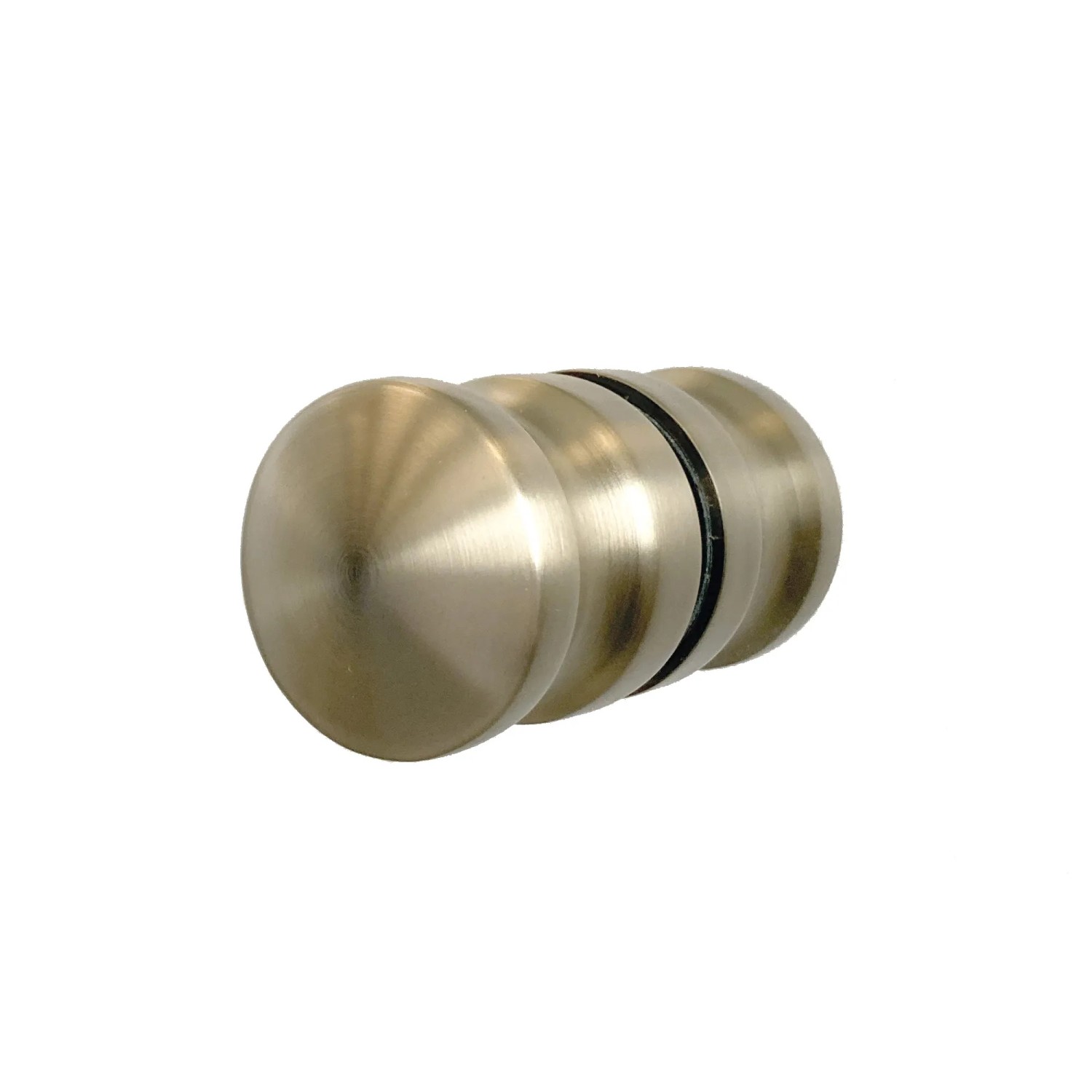 Breuer Drehtür Elana 2.0 für Nische Klarglas 200 cm x 100 cm Gold Anschlag R_2