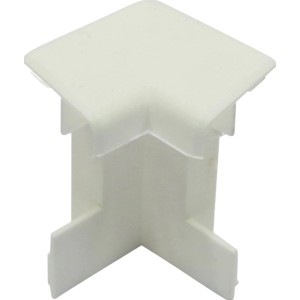 Weiße Innenecke für Teppicheinklebeleiste 50, Zubehör für Laminat & Parkett.