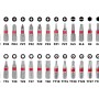 Einhell Bit-Set XS-Case 30-teilig, verschiedene Schraubenzieher-Bits mit rotem Farbcode.