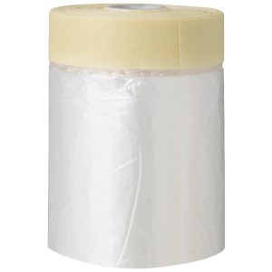 LUX Folie und Malerkrepp, 550mm x 25m, zum Abdecken und Abkleben bei Malerarbeiten.