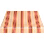 Spettmann Fallarmmarkise Line, 200x150 cm, gelb-orange-rot gestreift.
