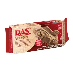 Giotto DAS Holzfasermasse 700g, lufttrocknende Modelliermasse für Modellbau und Restaurierung.