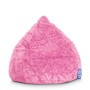 Pinker Sitting Point Sitzsack Fluffy (120 l) aus Plüsch, geeignet für Kinderzimmer.