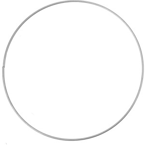 Glorex Metallring Silberfarben 20 cm