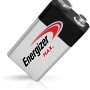 Energizer Max 9V E-Block Batterie, 2er-Pack, Alkaline-Batterie für Geräte mit hohem Energiebedarf.