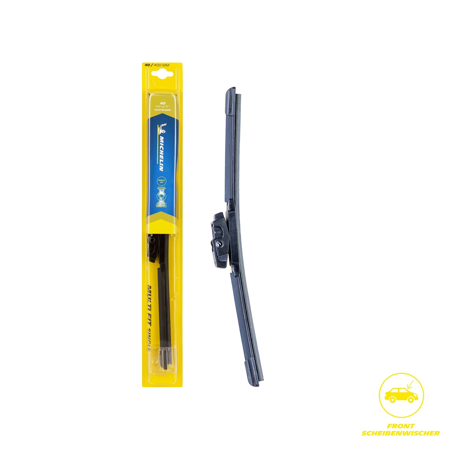 Michelin Scheibenwischer Multi Fit 40, Flachbalkenwischer, 400 mm Länge.