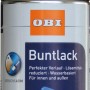 OBI Buntlack Spray RAL 9005 Tiefschwarz matt, 150ml Dose.