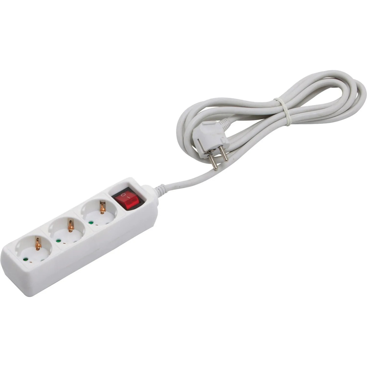 Steckdosenleiste 3-fach mit 2x USB A + C weiß 1,5 m