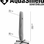 Siena Garden Schutzhülle für Ampelschirm, AquaShield, 55-60 cm x 250 cm.
