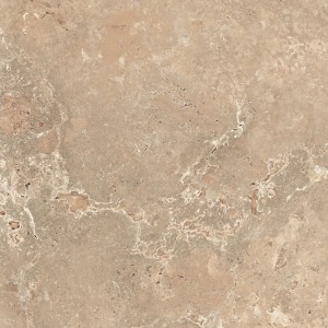 Bodenfliese Feinsteinzeug Travertino Creme Matt, 60x60 cm, Marmor-Optik für Innenräume.