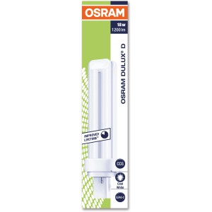 Osram Energiesparlampe G24d-2, 18W, Neutralweiß im Karton.