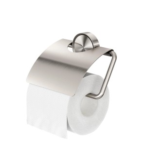 Tiger Toilettenpapierhalter Ace mit Deckel, Edelstahl gebürstet.