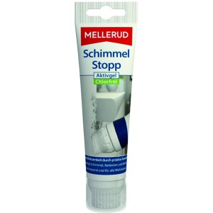 Mellerud Aktivgel Schimmel Stopp chlorfrei, 90ml Tube mit Schwammaufsatz zur Schimmelentfernung.