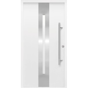 Haustür Thermospace Dublin Prime 110 cm x 210 cm Weiß Anschlag R