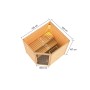 Karibu Sauna Elea Set, naturbelassen, mit Ofen, Innenansicht mit Maßen. Massivholzsauna für entspannte Stunden.