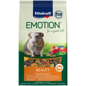 Vitakraft Emotion Beauty Selection Adult Meerschweinchenfutter 600g für gesunde Haut und Fell.