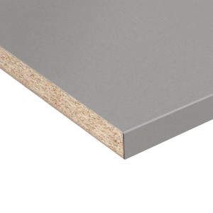 Kaindl Arbeitsplatte Titan, 38 mm stark, Meterware. Helle Küchenarbeitsplatte in Titan Optik.