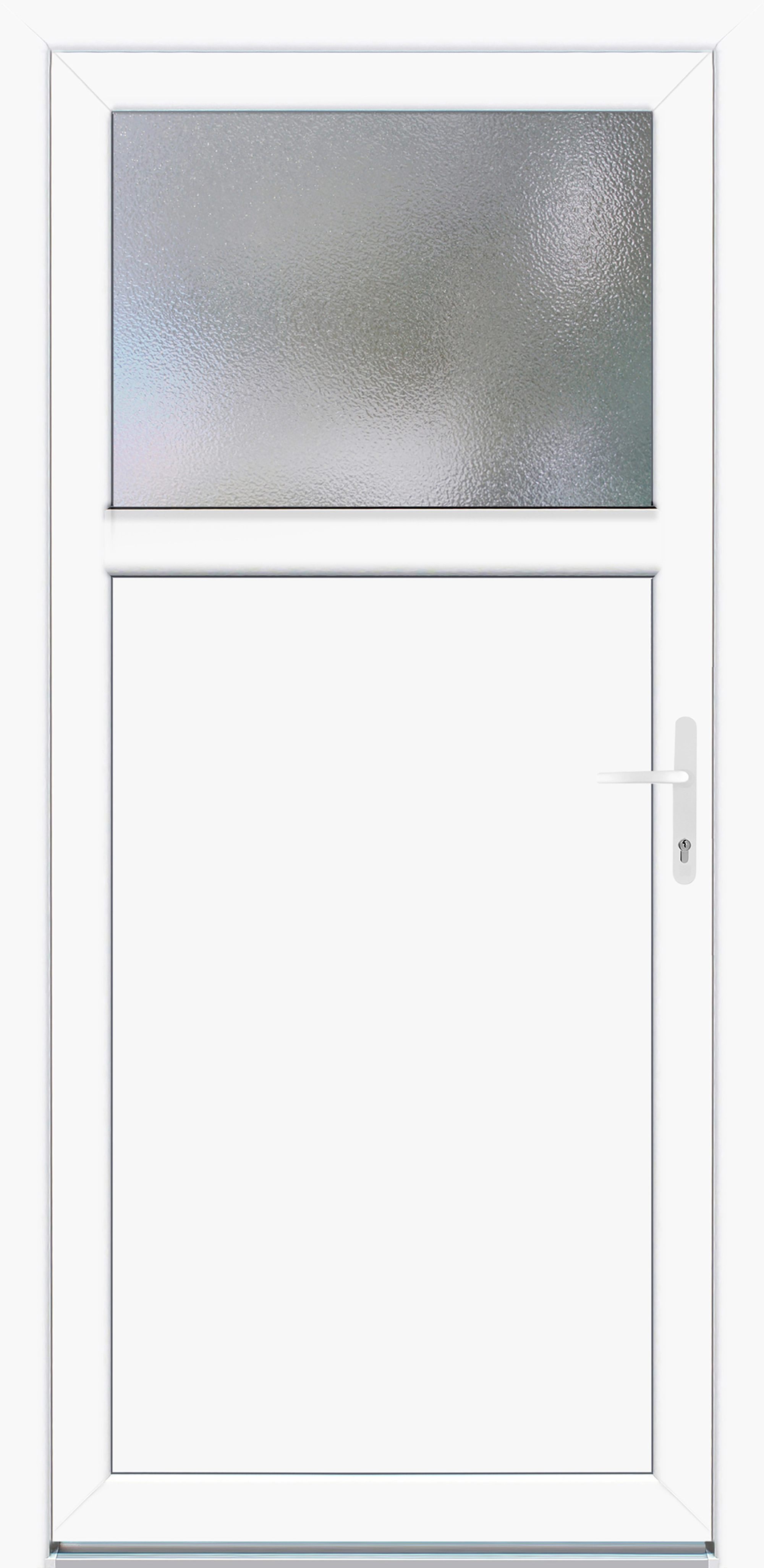 KunststoffNebeneingangstür K 301 Weiß 98 cm x 198 cm Anschlag Rechts