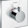 Hansgrohe ShowerSelect Thermostat, Unterputz, Glas/Chrom, für HighFlow, mit Temperaturregler.