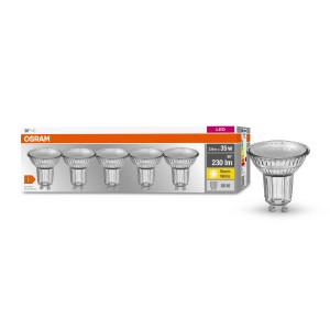 Osram Leuchtmittel GU10 2.700 K 230 lm 2,6 W 5er Set