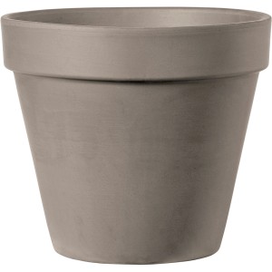 Deroma Pflanztopf Standard, 13 cm, Mocca. Klassischer Terrakottatopf für Innen- und Außenbereich.