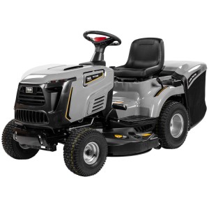 Texas Benzin-Rasentraktor Premium TTC102H, Rasentraktor mit 102 cm Schnittbreite und Fangkorb.