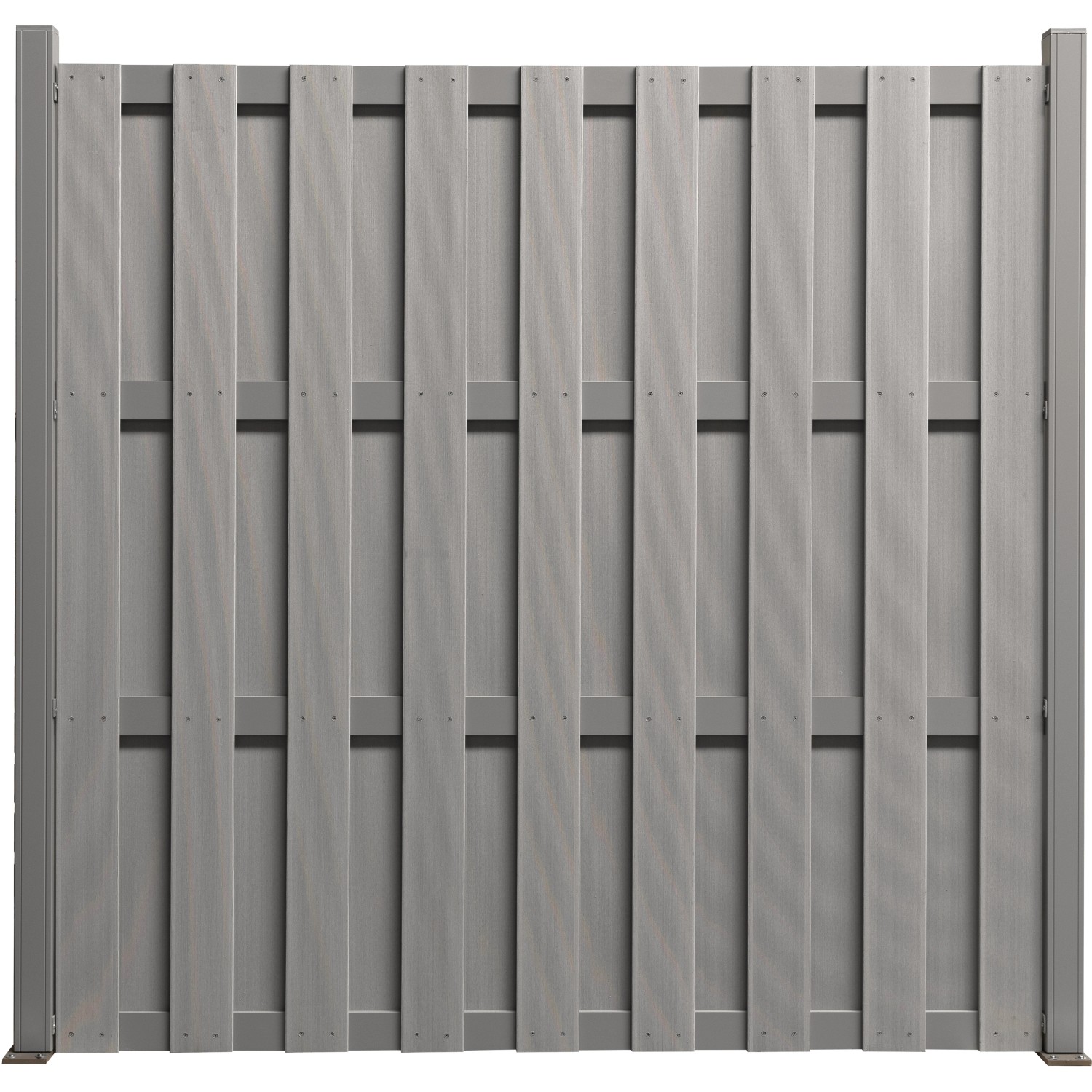 Elephant WPC Bohlenzaun Color Line Grau 180 cm x 180 cm x 3,3 cm kaufen
