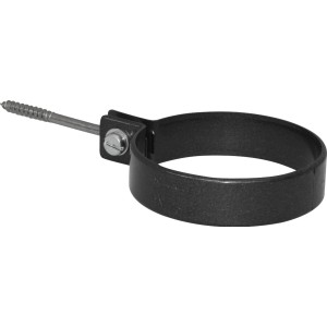 Marley Rohrschelle DN 105 in Anthrazit-Metallic mit Schraube zur Befestigung.