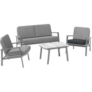 Ersatz-Sitzkissen, dunkelgrau, für Olary Sofa-Lounge-Set. Gartenmöbel-Zubehör für bequemes Sitzen.