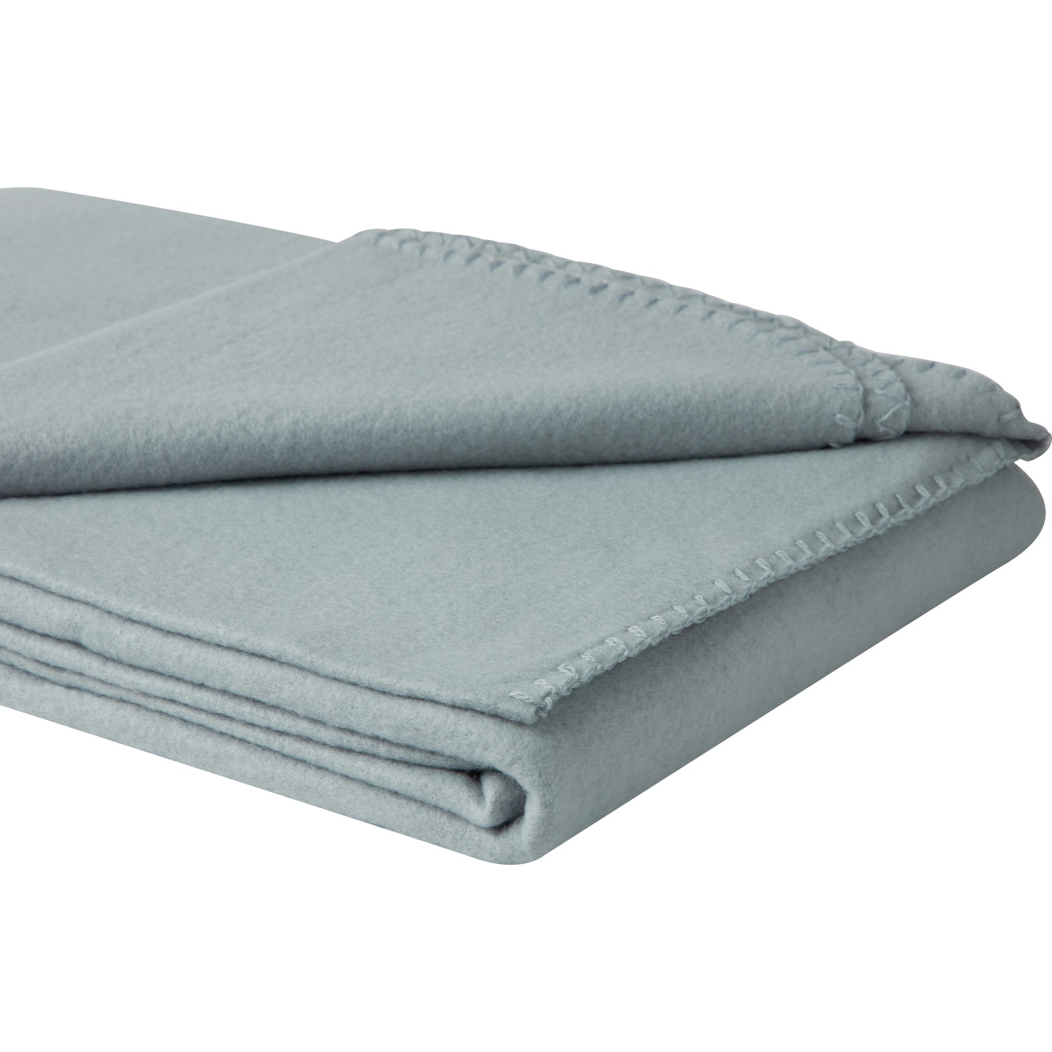Fleecedecke Uni 130 cm x 160 cm Grau kaufen bei OBI
