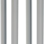 Novadoors Griffstangenpaar Nova 49016 in Edelstahloptik für Glastüren.