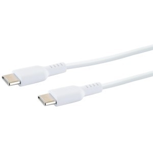 Weißes Schwaiger USB-C Sync- und Ladekabel für Computer & Multimedia.